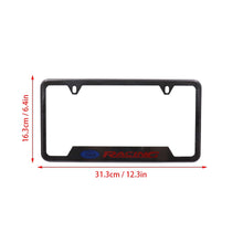 Load image into Gallery viewer, Brand New Universal 2PCS Ford Racing Metal Carbon Fiber Style License Plate Frame