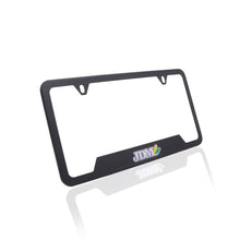 Load image into Gallery viewer, Brand New Universal 2PCS JDM BEGINNER LEAF Metal Black License Plate Frame