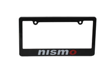 Load image into Gallery viewer, Brand New Universal 1PCS NISMO ABS Plastic Black License Plate Frame Cover