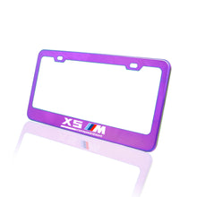 Load image into Gallery viewer, Brand New 1PCS UNIVERSAL BMW X5 M COMPETITION Neo Chrome Stainless Steel License Plate Frame