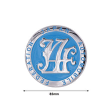 Load image into Gallery viewer, Brand New Universal Japan Automobile Federation JAF METAL Teal Emblem Badge Cars Front Grille