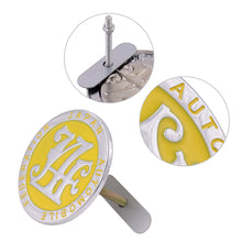 Load image into Gallery viewer, Brand New Universal Japan Automobile Federation JAF METAL Yellow Emblem Badge Cars Front Grille