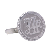 Load image into Gallery viewer, Brand New Universal Japan Automobile Federation JAF METAL GREY Emblem Badge Cars Front Grille