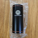 BRAND NEW VOLKSWAGEN Cylindrical Tissue Box Travel Round Aluminum Alloy