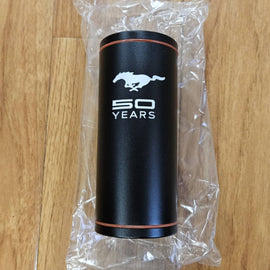 BRAND NEW FORD MUSTANG 50 YEARS Cylindrical Tissue Box Travel Round Aluminum Alloy 15.00 $
