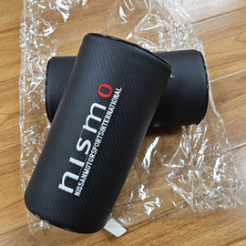 Brand New 2PCS JDM NISSAN NISMO Carbon Fiber & Embroidery Car Seat Neck Cushion Pillow Headrest