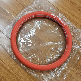 Brand New Universal Supreme Red PVC Leather Steering Wheel Cover 14.5