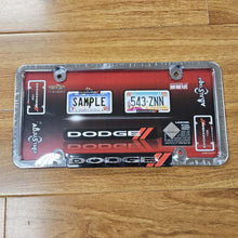 Load image into Gallery viewer, BRAND NEW Official Licensed Product Cruiser Accessories License Plate Frame Dodge Logo Chrome (11036) License Pate Frame