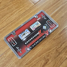Load image into Gallery viewer, BRAND NEW Official Licensed Product Cruiser Accessories License Plate Frame Dodge Logo Chrome (11036) License Pate Frame