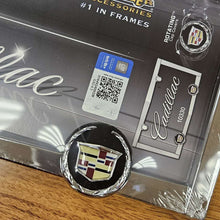 Load image into Gallery viewer, BRAND NEW Official Licensed Product Cruiser Accessories License Plate Frame Cadillac Logo Chrome (10330) License Pate Frame
