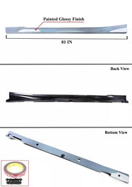 Brand New Yofer 2018-2022 Honda Accord Sonic Grey Pearl Add-On Side Skirt Extensions Splitter