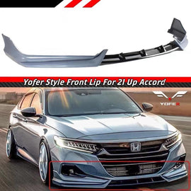 BRAND NEW 3PCS 2021-2022 Honda Accord Yofer Sonic Grey Pearl Front Bumper Lip Splitter Kit