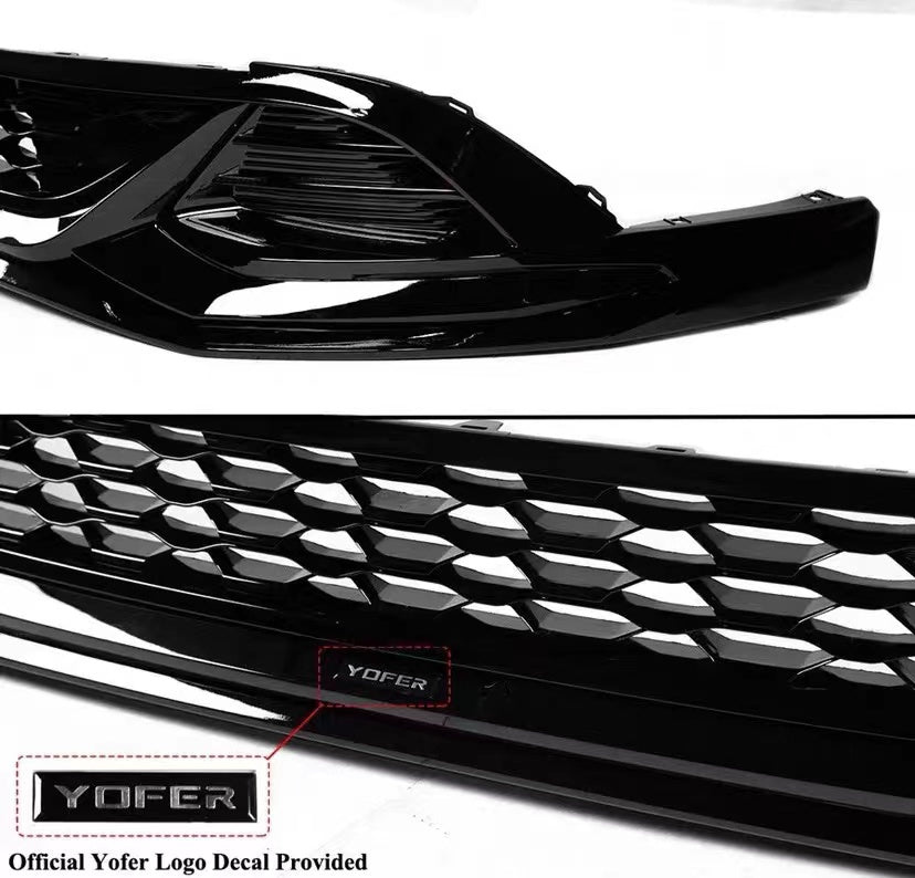 Yofer Emblems BRAND NEW 2023-2025 HONDA ACCORD YOFER GLOSS BLACK FRONT BUMPER LIP TR ...
