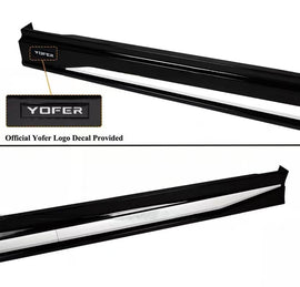 BRAND NEW 2023-2025 Honda Accord 11th Gen Yofer Blk Add On Side Skirt Extension - Pearl White Trim