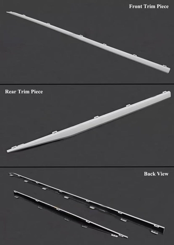 BRAND NEW 2023-2025 Honda Accord 11th Gen Yofer Blk Add On Side Skirt Extension - Pearl White Trim