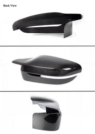BRAND NEW 2023-2024 BMW M240i M340i M440i M50 M STYLE REAL CARBON FIBER ADD-ON SIDE MIRROR COVER CAPS