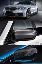 Load image into Gallery viewer, BRAND NEW 2018-2023 BMW F90 M5 Real Carbon Fiber Side Mirror Cover Caps
