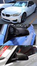 Load image into Gallery viewer, Brand New 2015-2020 BMW M3 F80 Real Carbon Fiber Side View Mirror Cover Caps