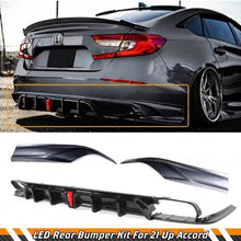 Load image into Gallery viewer, BRAND NEW 2018-2022 ACCORD V2 LED REAR BUMPER DIFFUSER+ MODERN STEEL METALLIC CORNER SPAT