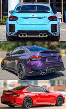 Load image into Gallery viewer, BRAND NEW 2022-2025 BMW G42 2 SERIES M240i G87 M2 MP STYLE HIGH KICK REAL CARBON FIBER TRUNK LID SPOILER WING