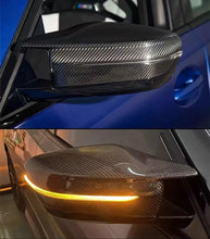 Load image into Gallery viewer, BRAND NEW 2021-2025 BMW G80 G82 G83 G87 M2 M3 M4 CARBON FIBER REPLACEMENT SIDE MIRROR CAPS