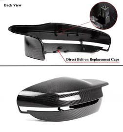 BRAND NEW 2021-2025 BMW G80 G82 G83 G87 M2 M3 M4 CARBON FIBER REPLACEMENT SIDE MIRROR CAPS