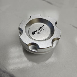 Brand New Jdm Silver Spoon Sports Engine Oil Cap Emblem For Honda / Acura