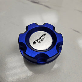 Brand New Jdm Blue Spoon Sports Engine Oil Cap Emblem For Honda / Acura