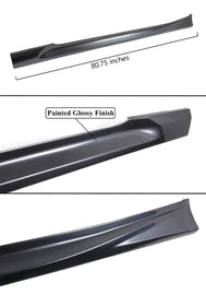 Brand New Yofer 2018-2022 Honda Accord Modern Steel Metallic Add-On Side Skirt Extensions Splitter