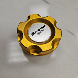 Brand New Jdm Gold Spoon Sports Engine Oil Cap Emblem For Honda / Acura