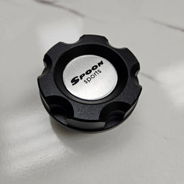 Brand New Jdm Black Spoon Sports Engine Oil Cap Emblem For Honda / Acura