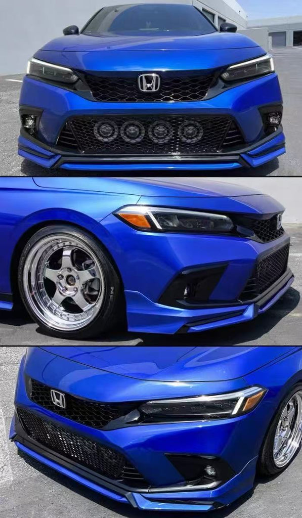 KARPAL Front Lower Bumper Grille For 2022-2023 Honda Civic – OE Factory Style Matte Black Mesh