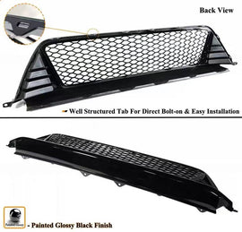 BRAND NEW 2022-2024 HONDA CIVIC TYPE-R FL5 STYLE GLOSS BLACK FRONT LOWER GRILLE GRILL