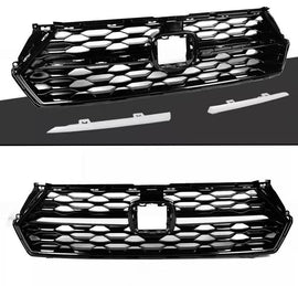 BRAND NEW 2023-2025 HONDA ACCORD 11TH GEN YOFER GLOSS BLACK FRONT BUMPER MESH GRILL GRILLE - PEARL WHITE TRIM