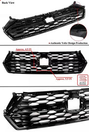 BRAND NEW 2023-2025 HONDA ACCORD 11TH GEN YOFER GLOSS BLACK FRONT BUMPER MESH GRILL GRILLE