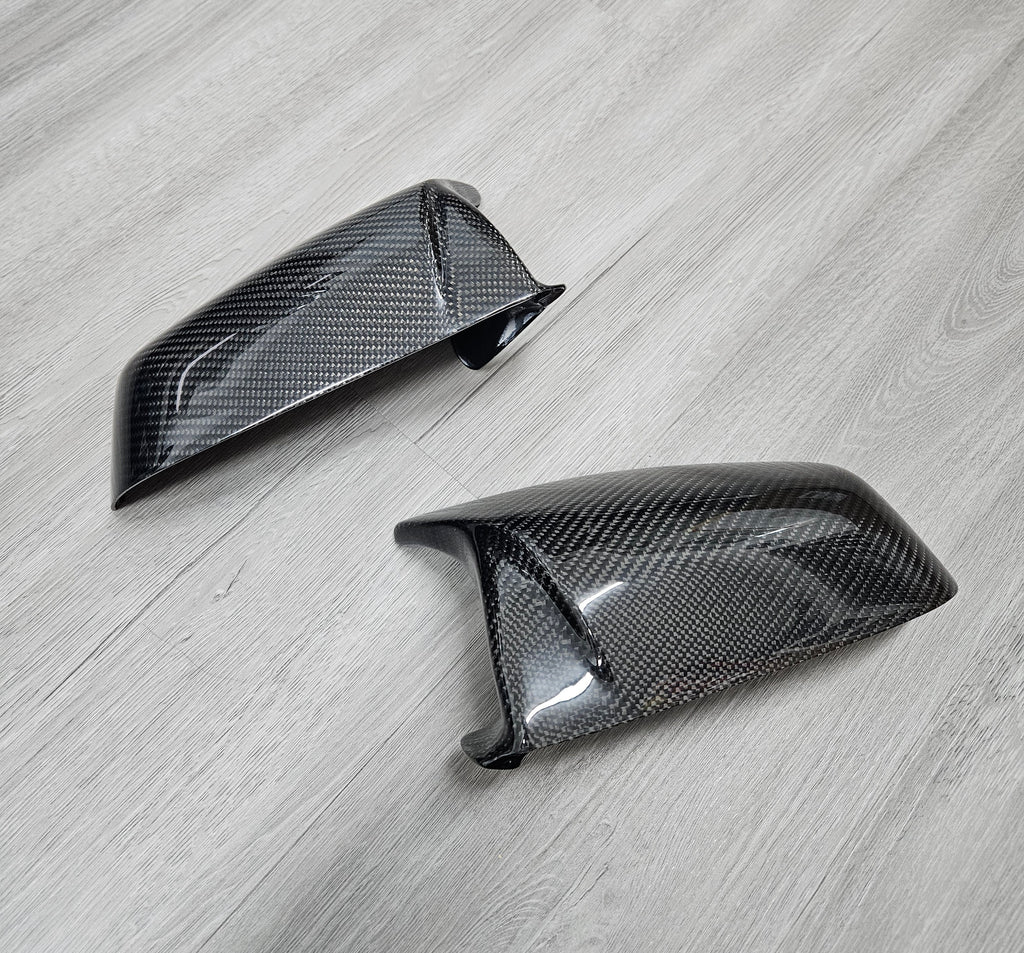 Brand New 2010-2013 BMW F10 F11 F18 5-Series M STYLE REAL CARBON FIBER DIRECT REPLACEMENT MIRROR CAP COVER