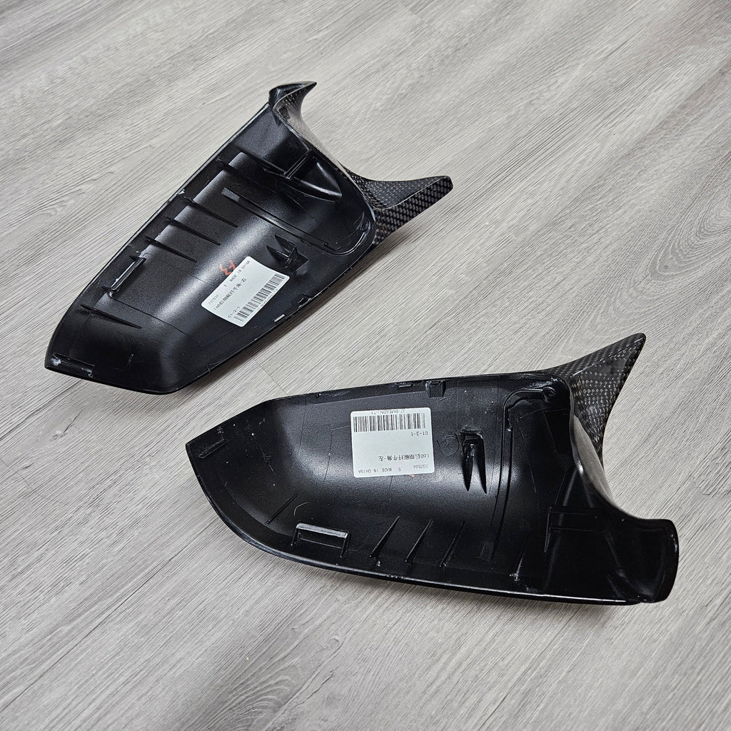Brand New 2010-2013 BMW F10 F11 F18 5-Series M STYLE REAL CARBON FIBER DIRECT REPLACEMENT MIRROR CAP COVER