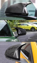 Load image into Gallery viewer, Brand New 2024-2025 FORD MUSTANG REAL CARBON FIBER M STYLE SIDE MIRROR COVER CAP W/O SIGNAL LIGHT