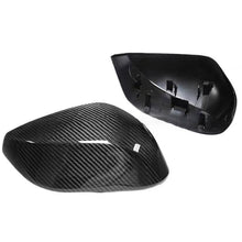 Load image into Gallery viewer, Brand New 2014-2024 INFINITI Q50 Q60 REAL CARBON FIBER DIRECT REPLACEMENT MIRROR CAP COVER