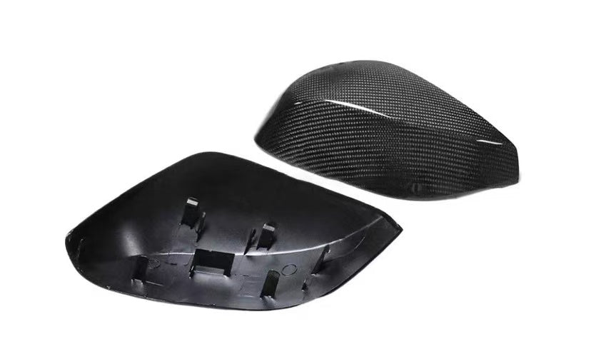 Brand New 2014-2024 INFINITI Q50 Q60 REAL CARBON FIBER DIRECT REPLACEMENT MIRROR CAP COVER