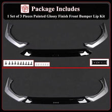 Load image into Gallery viewer, BRAND NEW 3PCS 2025-2026 Honda Civic 11th Gen Yofer Painted Solar Silver Black 2 Tone Bumper Lip Splitter Kit