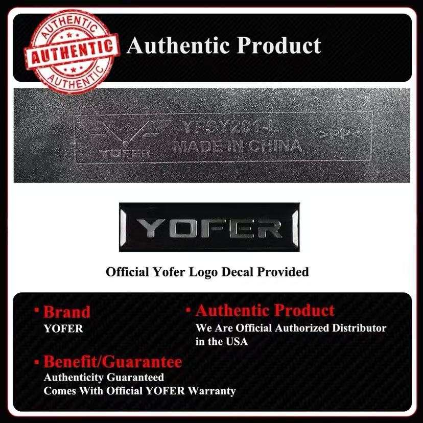 BRAND NEW 2025-2026 Tesla Model Y Juniper Matte Black Front Bumper Lip Kit By Yofer