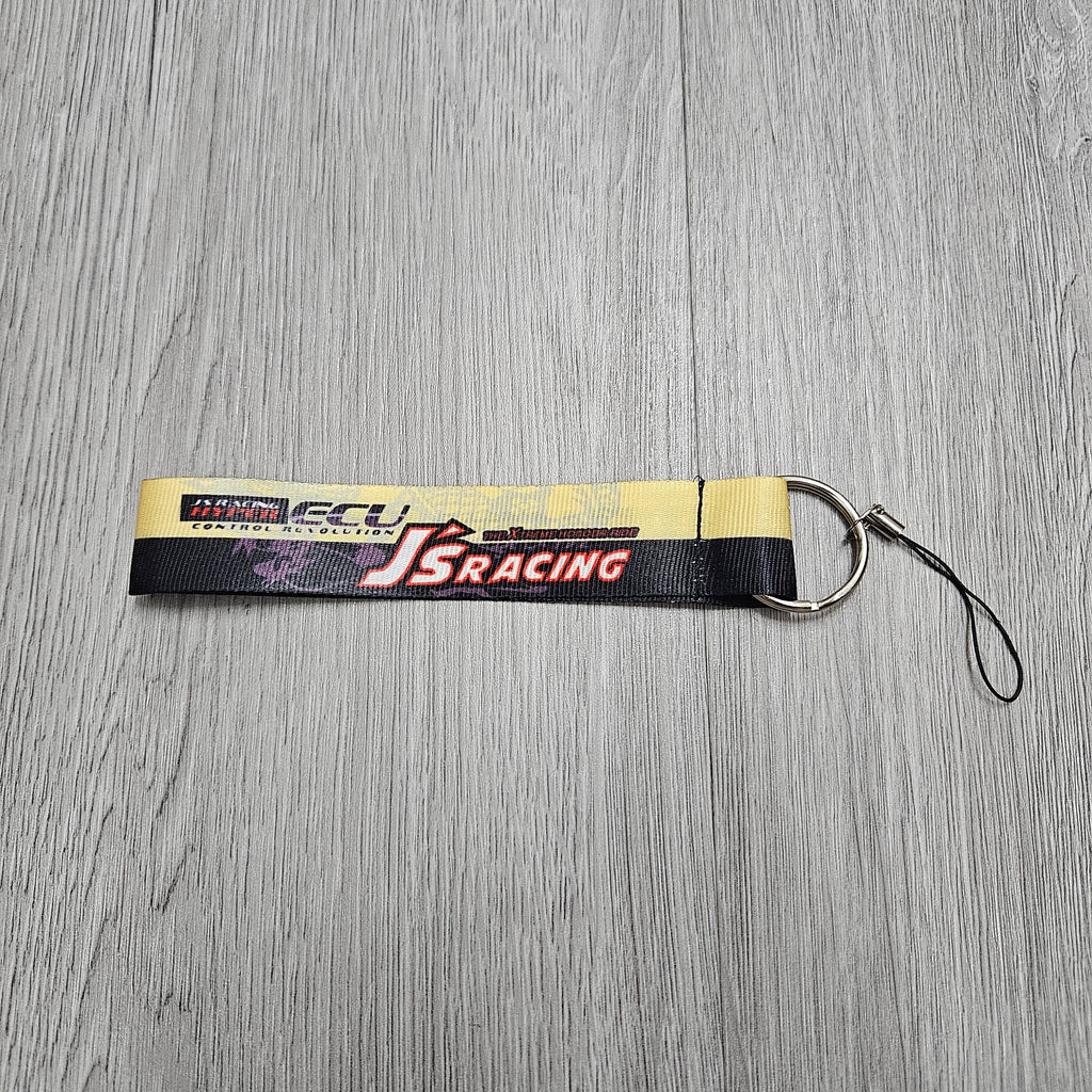 BRAND NEW JDM J'S RACING DOUBLE SIDE Racing Cell Holders Keychain Universal