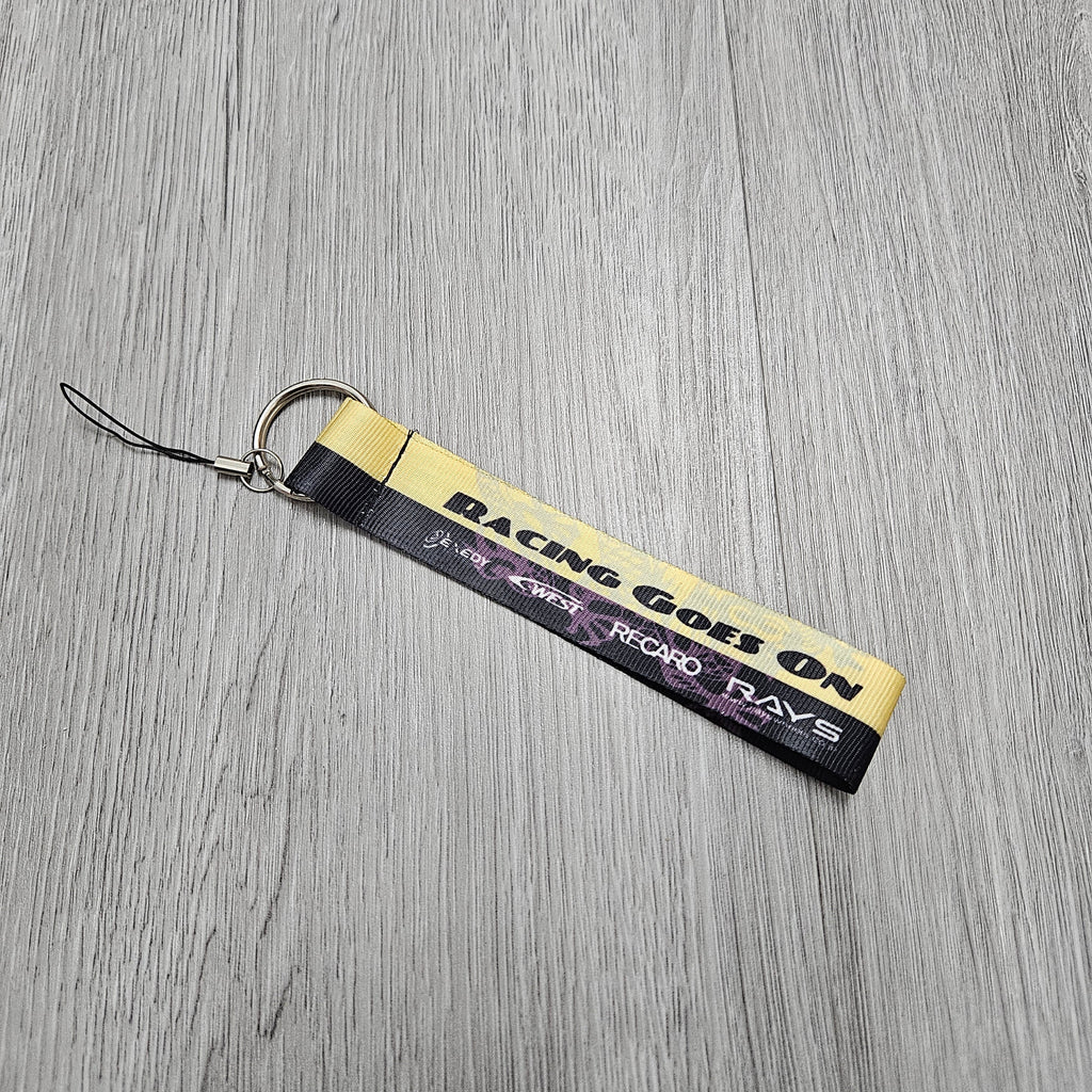 BRAND NEW JDM J'S RACING DOUBLE SIDE Racing Cell Holders Keychain Universal