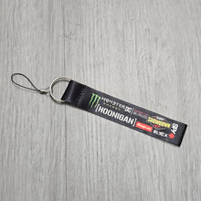 Load image into Gallery viewer, BRAND NEW JDM MONSTER DOUBLE SIDE Racing Cell Holders Keychain Universal