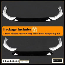 Load image into Gallery viewer, BRAND NEW 3PCS 2025-2026 Honda Civic 11th Gen Yofer Pearl White Black 2 Tone Bumper Lip Splitter Kit