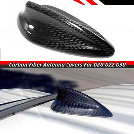 BRAND NEW 2017-2022 BMW G20 G22 G30 3 4 5 SERIES REAL CARBON FIBER SHARK FIN ANTENNA COVER CAP