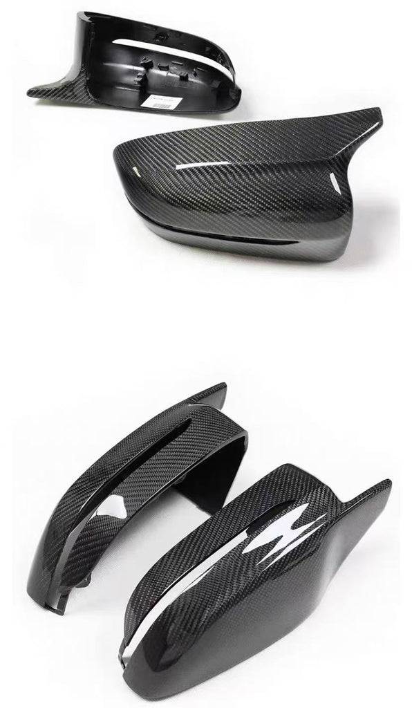 Brand New 2017-2023 BMW G20 G22 G26 G30 G42 G15 G11 REAL CARBON FIBER M STYLE SIDE MIRROR COVERS REPLACEMENT