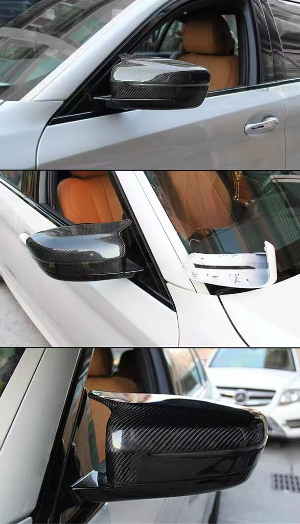 Brand New 2017-2023 BMW G20 G22 G26 G30 G42 G15 G11 REAL CARBON FIBER M STYLE SIDE MIRROR COVERS REPLACEMENT