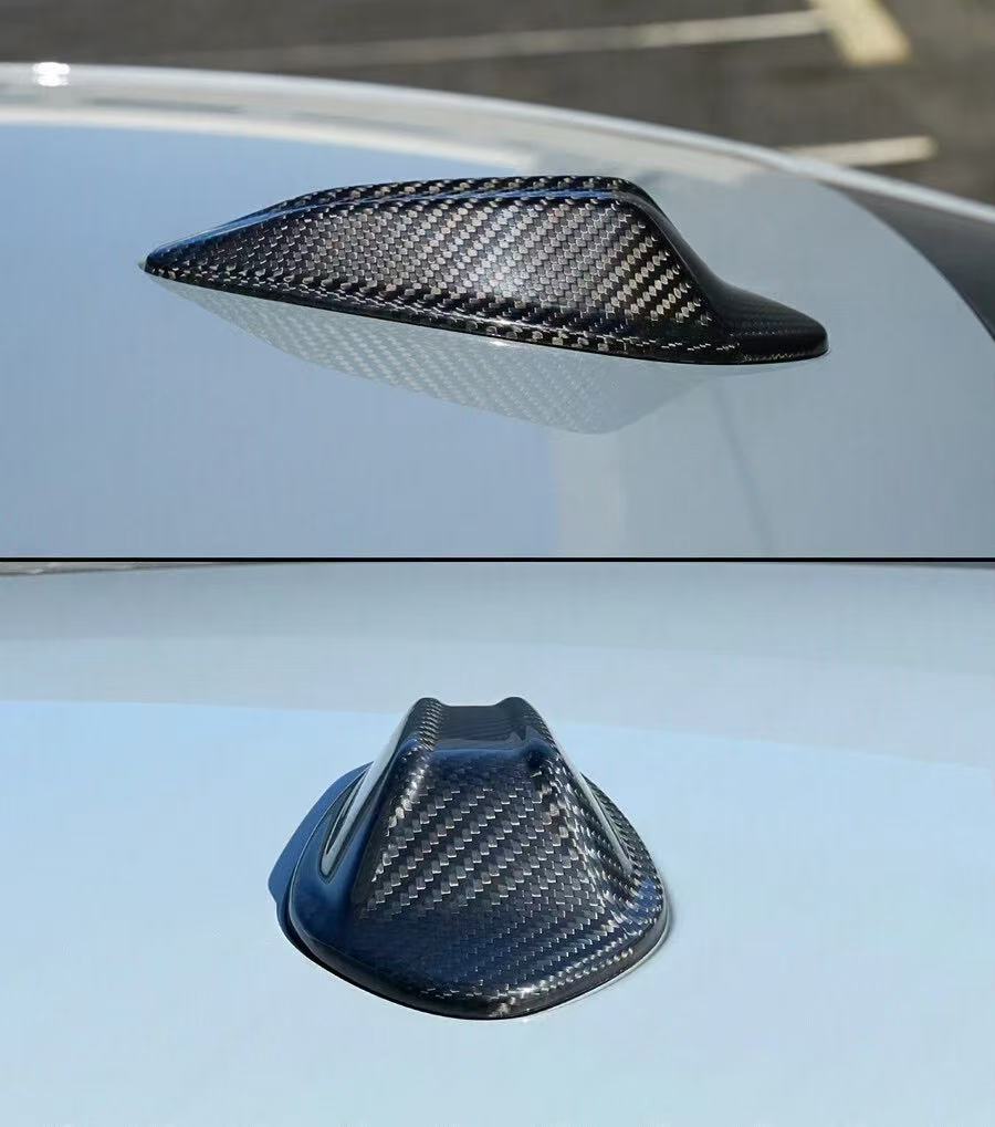 BRAND NEW 2023-2025 BMW G05 G07 G09 X1 X2 X5 X7 X5M XM REAL CARBON FIBER SHARK FIN ANTENNA COVER CAP